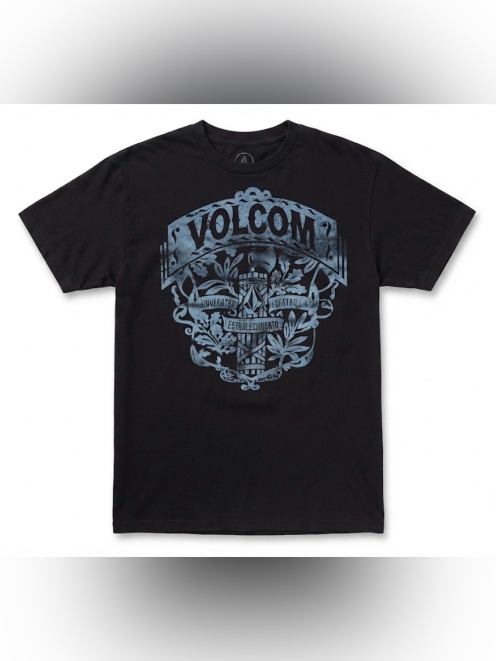 Vintage Mens Volcom T Shirt Large Black Graphic Tee Skater Surf Streetwear